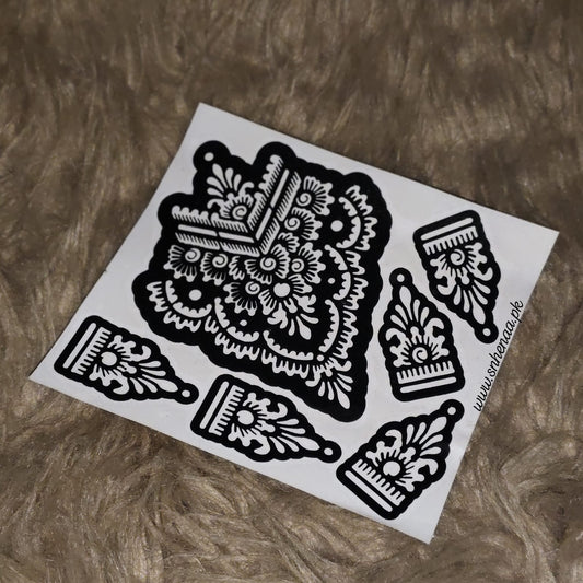 Reuseable Henna Stencils (For Finger Dipping)