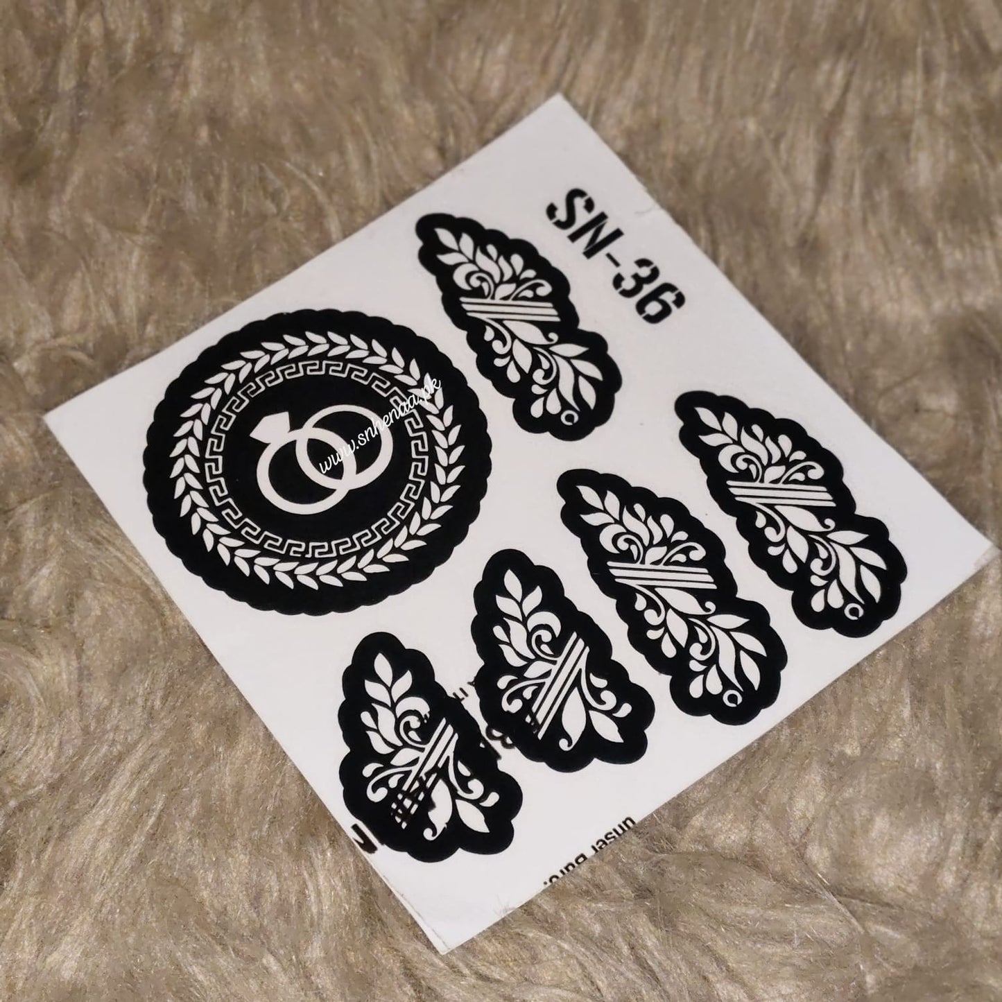 Reuseable Henna Stencils