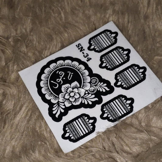 Reuseable Henna Stencils