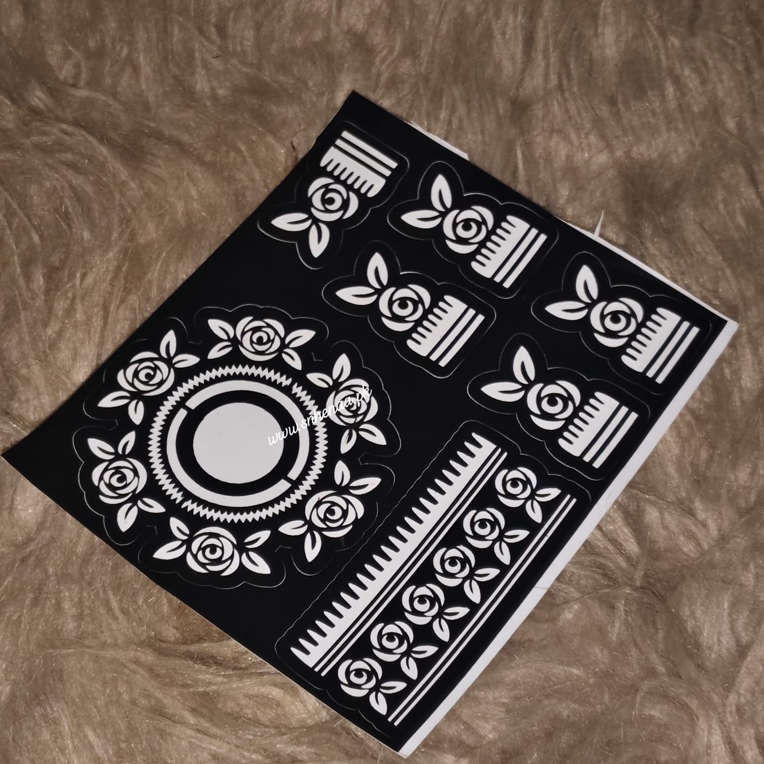 Reuseable Henna Stencils SN-45