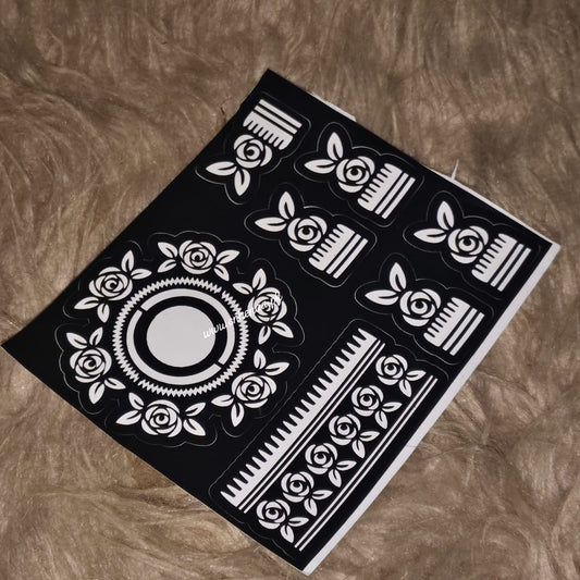 Reuseable Henna Stencils