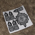 Reuseable Henna Stencils SN-93 SIMPLE