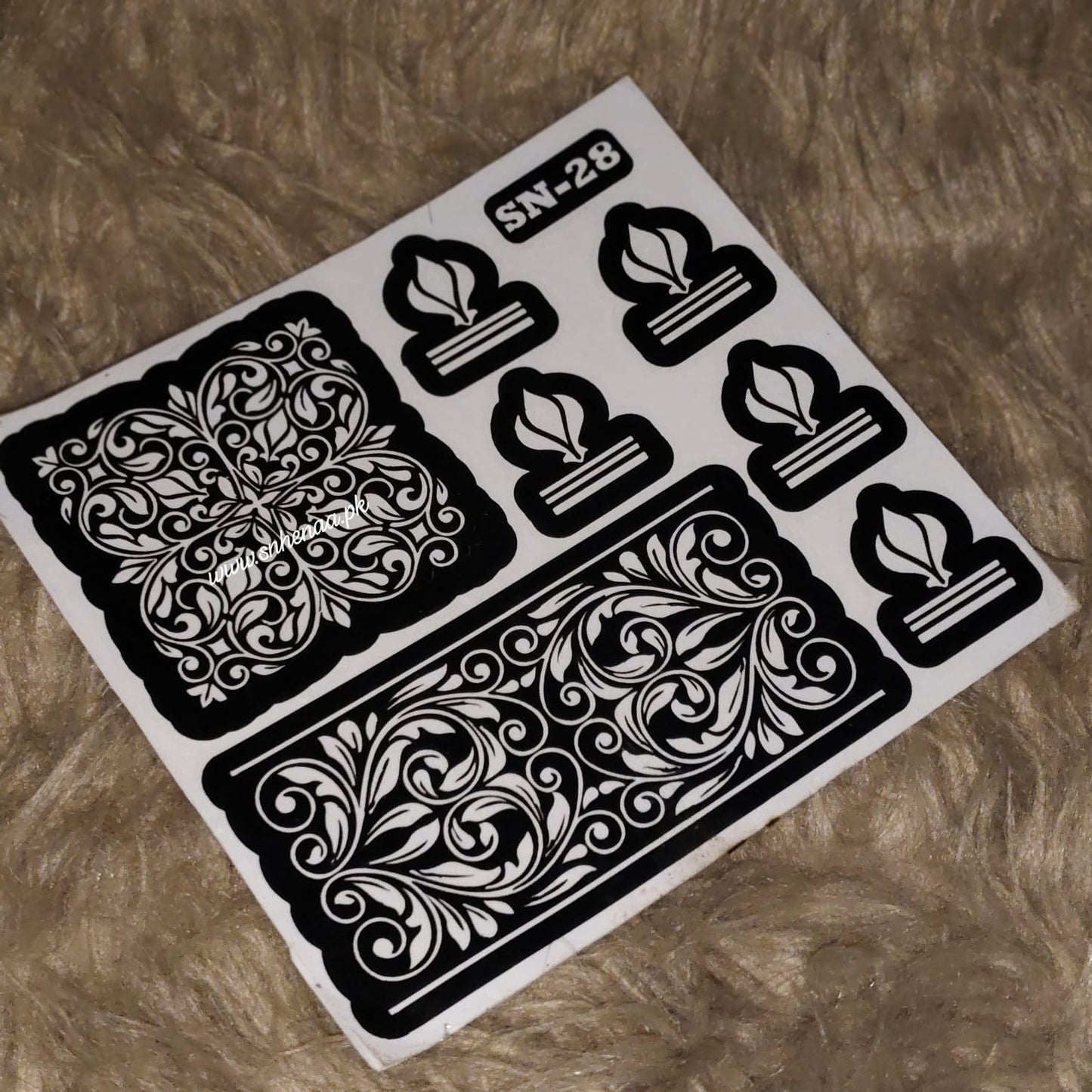 Reuseable Henna Stencils