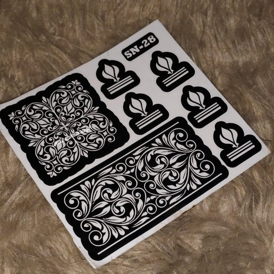 Reuseable Henna Stencils