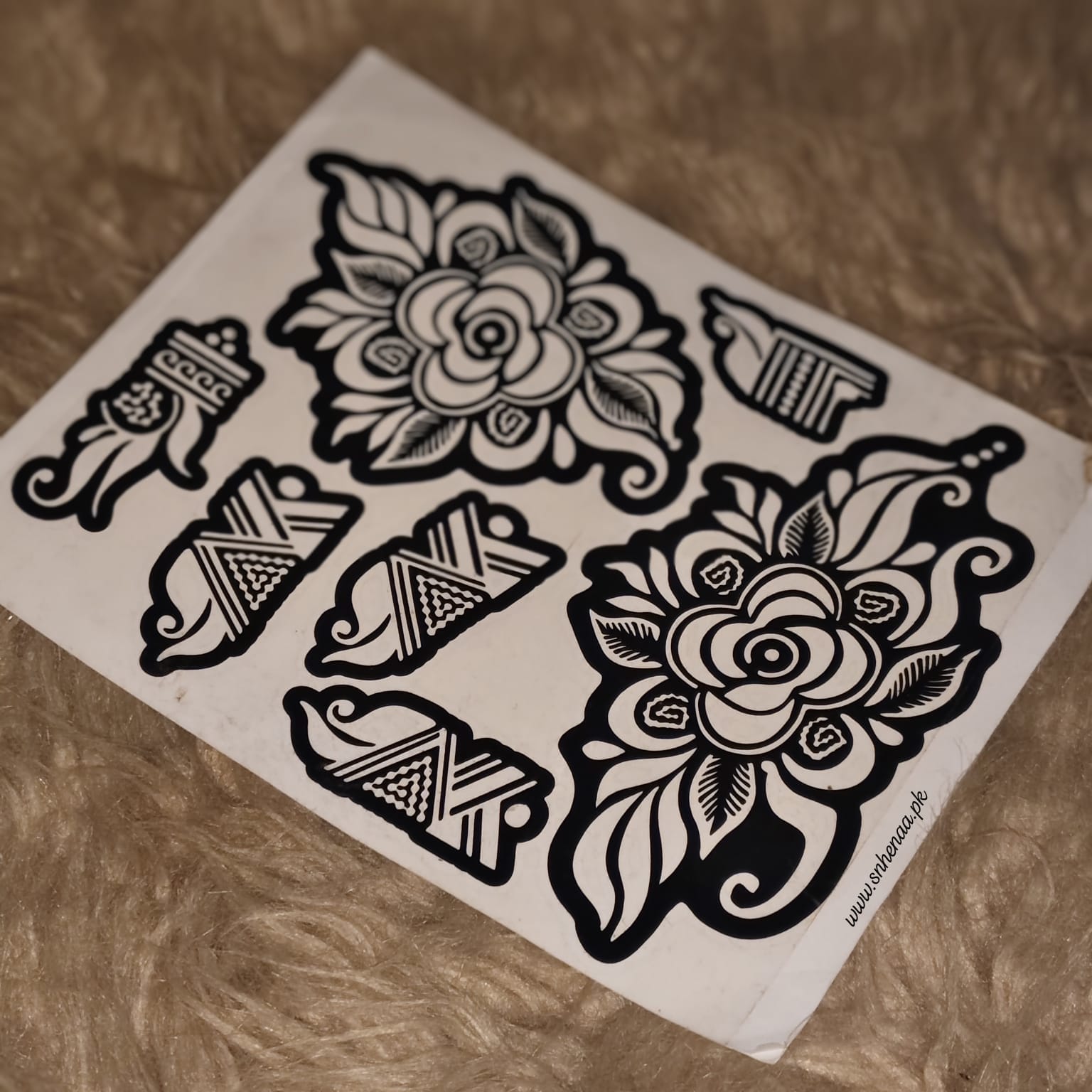 Reuseable Henna Stencils