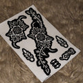 Reuseable Henna Stencils SN-122