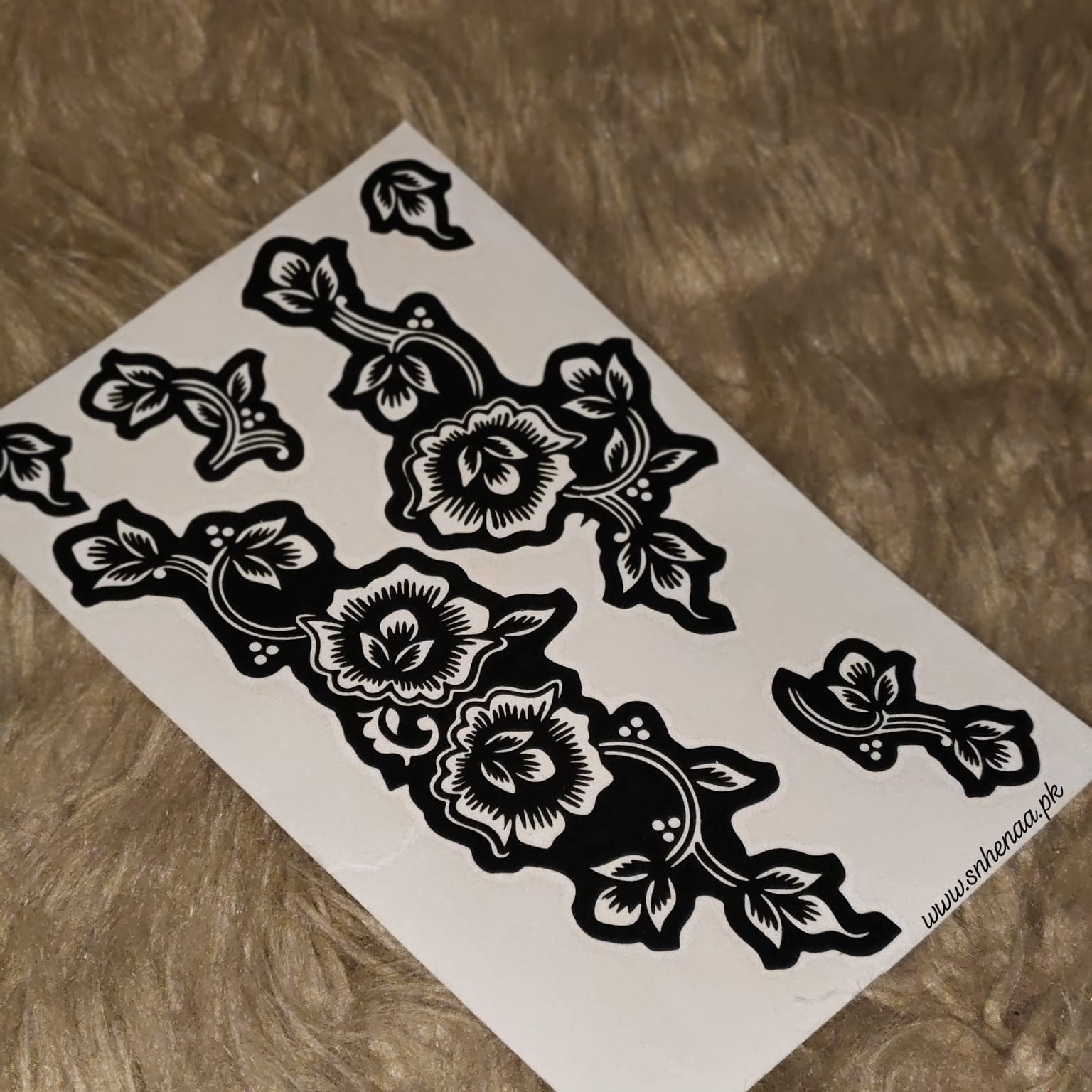 Reuseable Henna Stencils SN-83