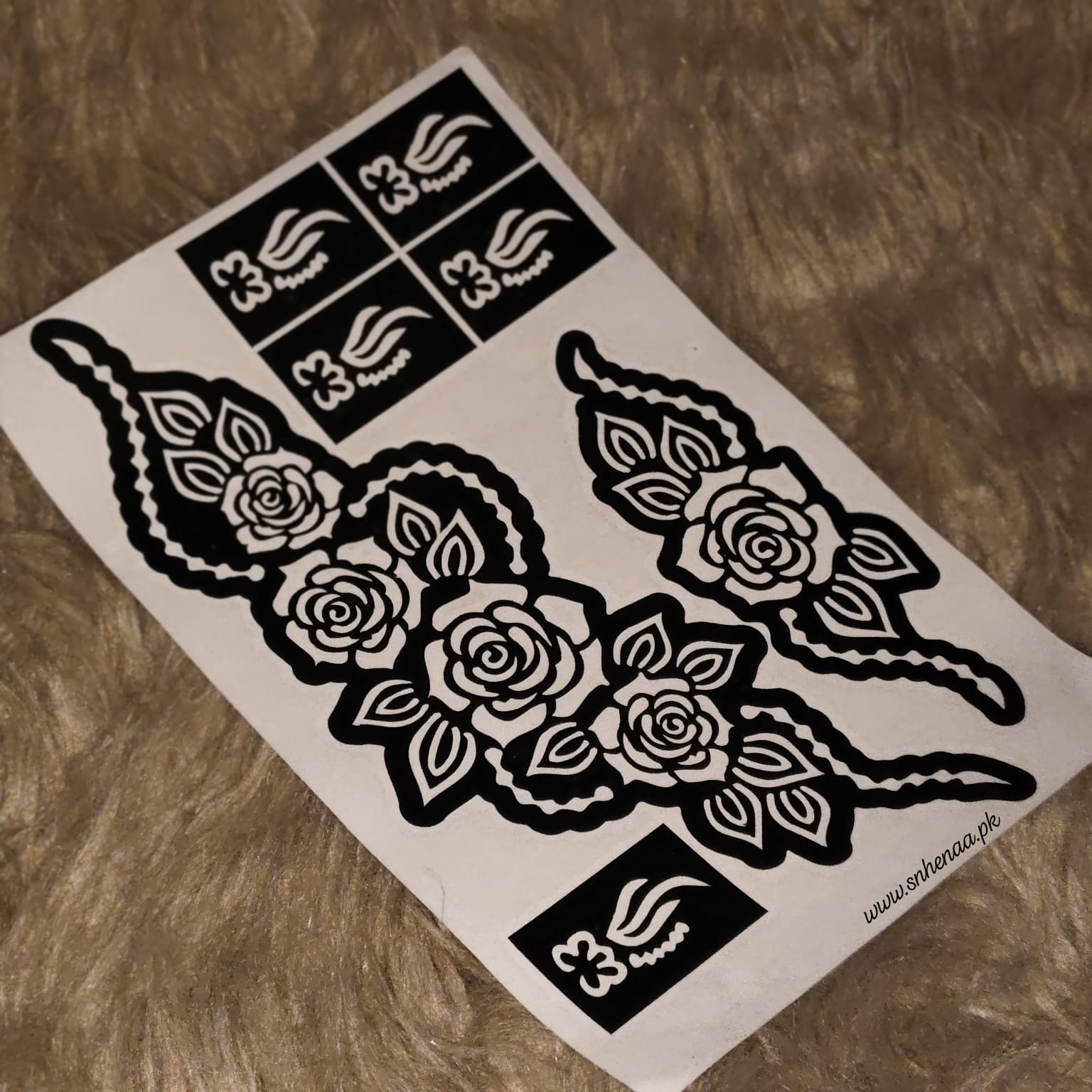 Reuseable Henna Stencils SN-87