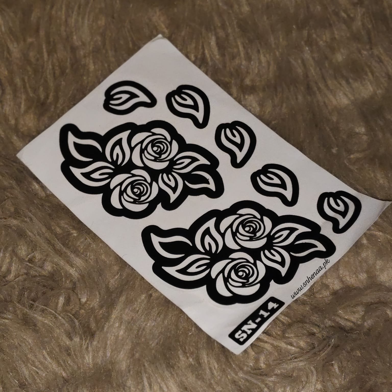 Reuseable Henna Stencils