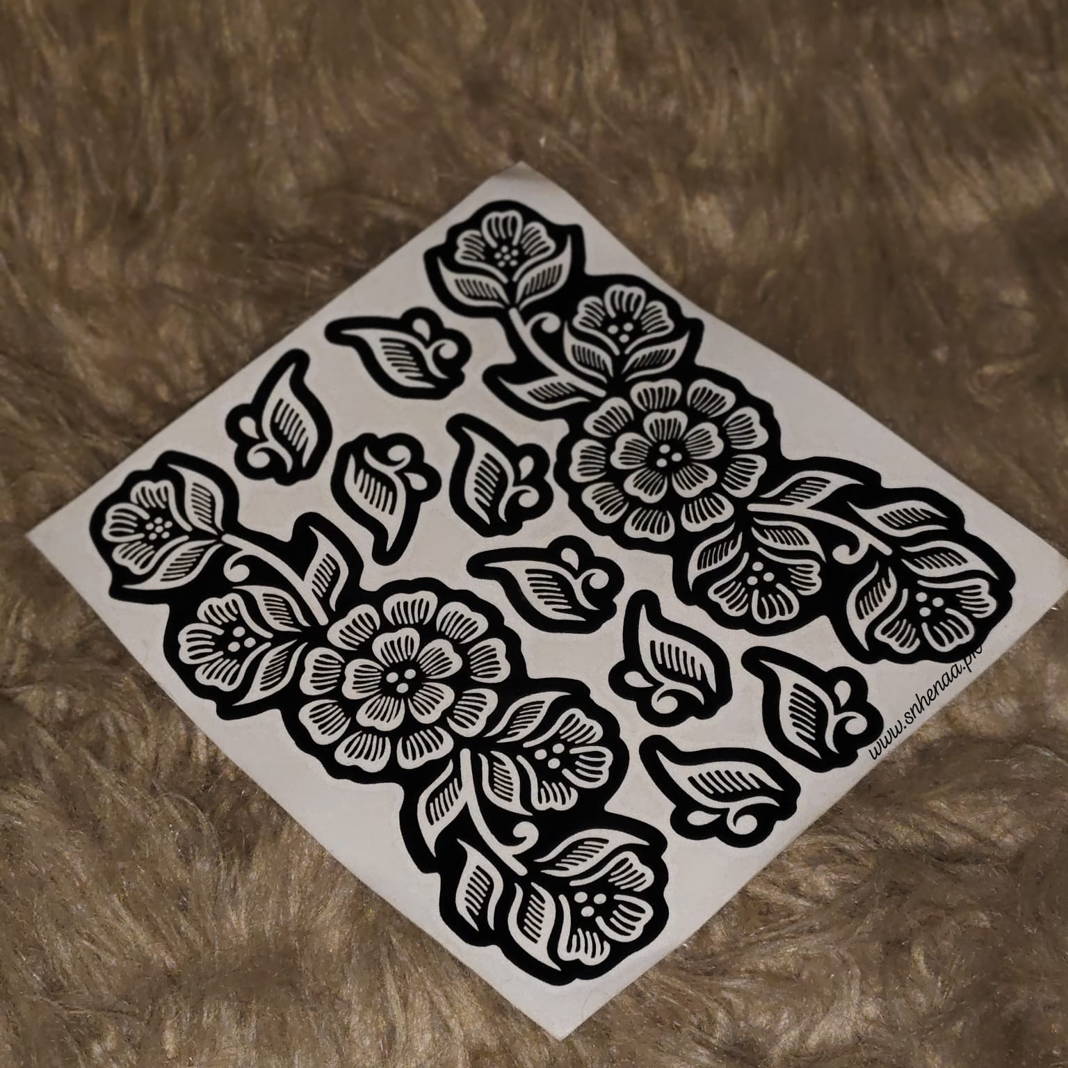 Reuseable Henna Stencils SN-121