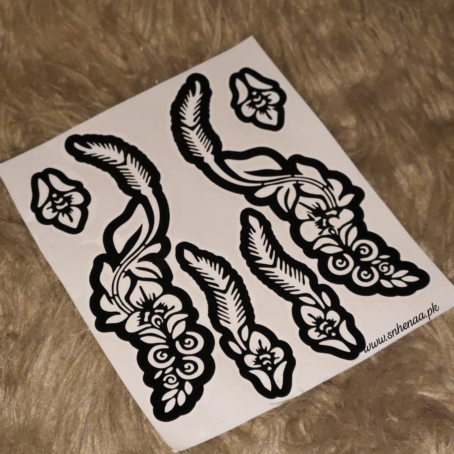 Reuseable Henna Stencils