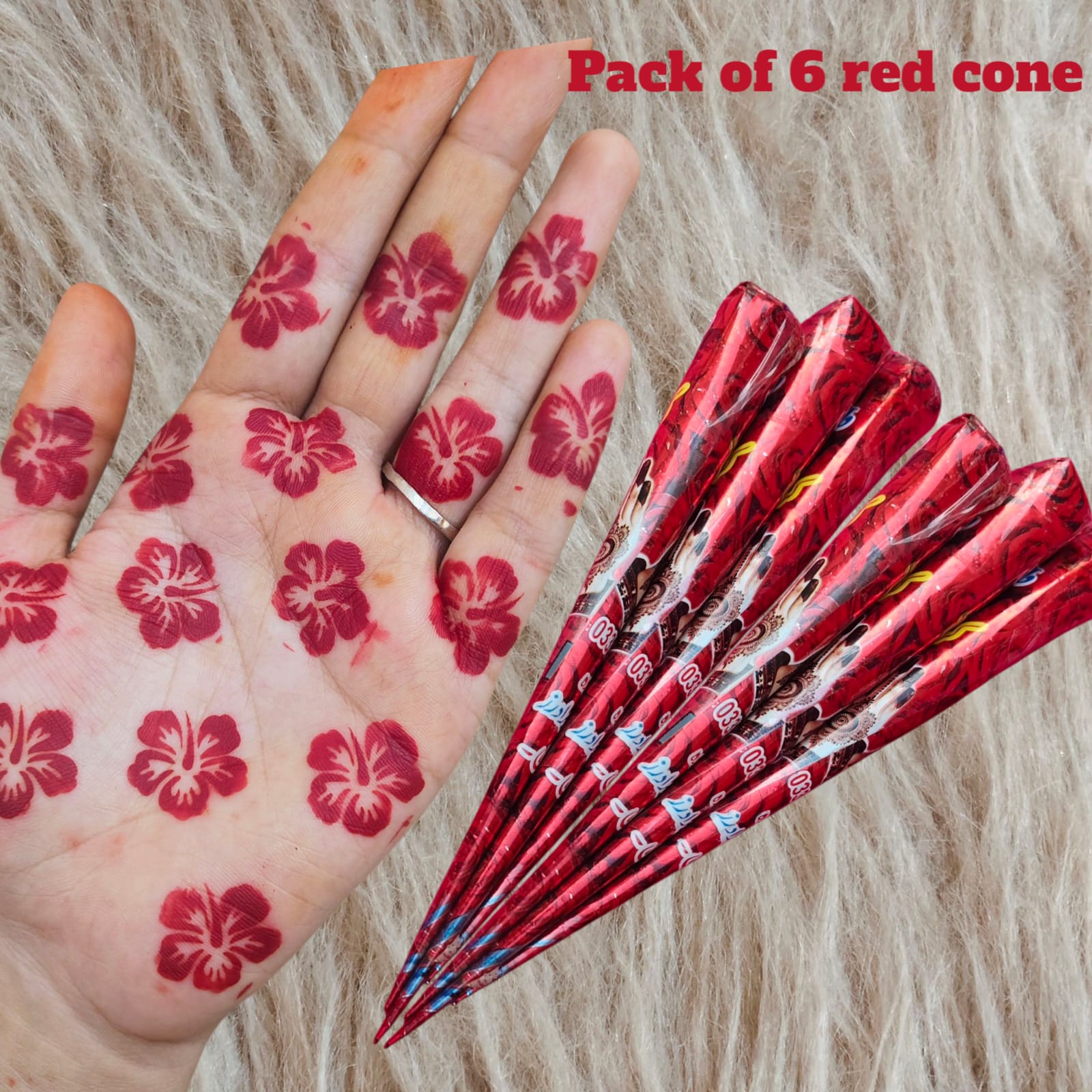 SN Red Henna (Pack of 6)