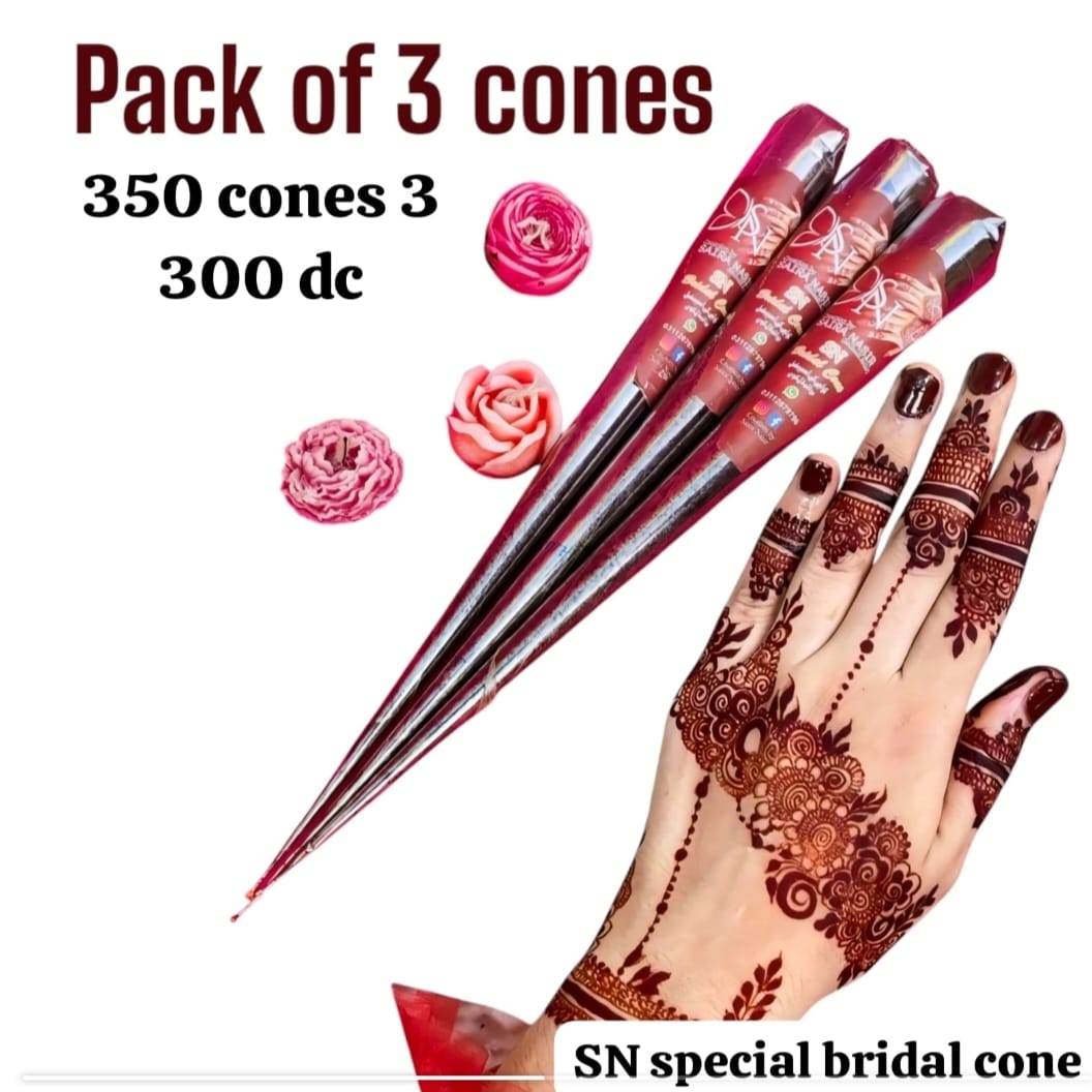 SN BRIDAL CONE (Pack Of 3)