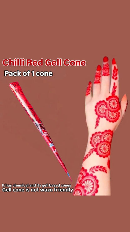 Chilli Red Cone By SN (Pack Of 1)