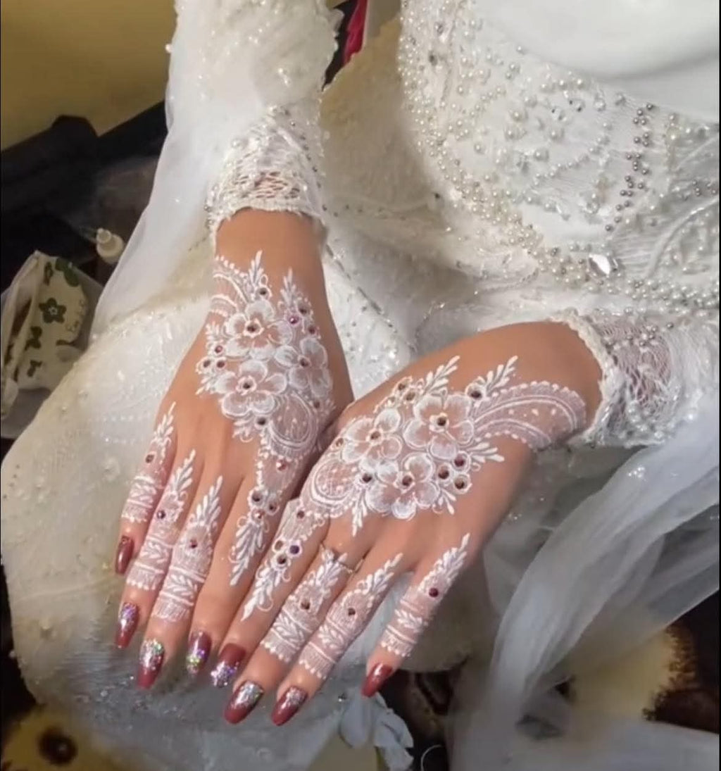 White Henna Cones