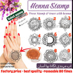 Henna Stamps Bunches | Stamp & Trace Henna Designs