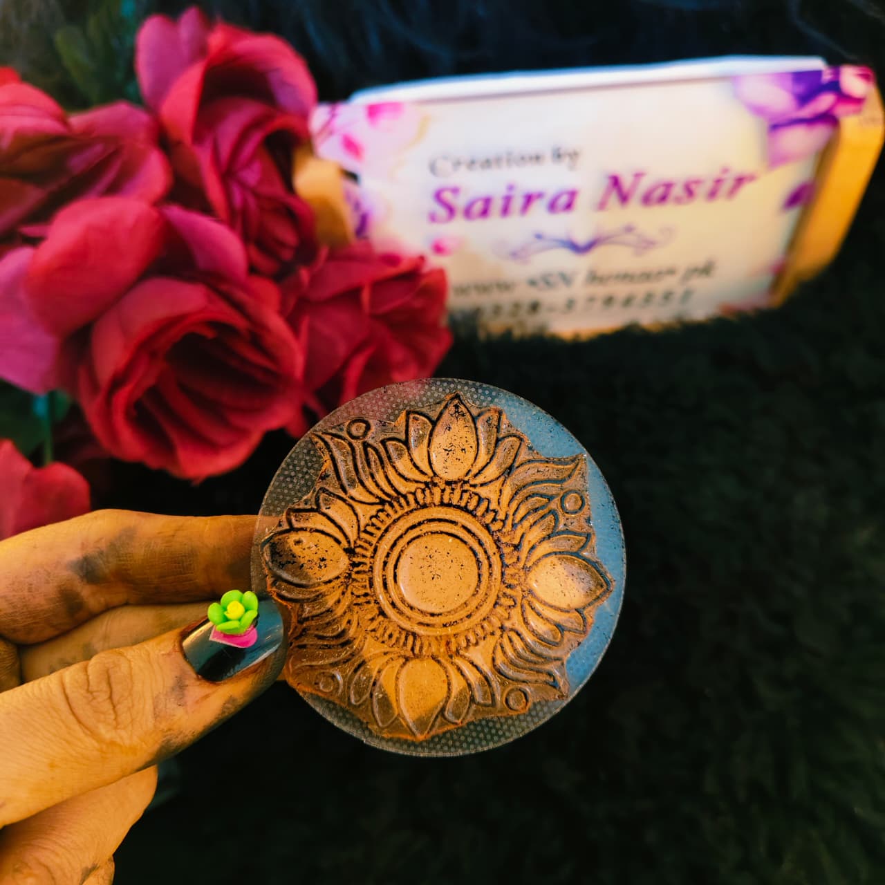 Henna Stamps Bunch Design No. 05 | Stamp & Trace Henna Designs
