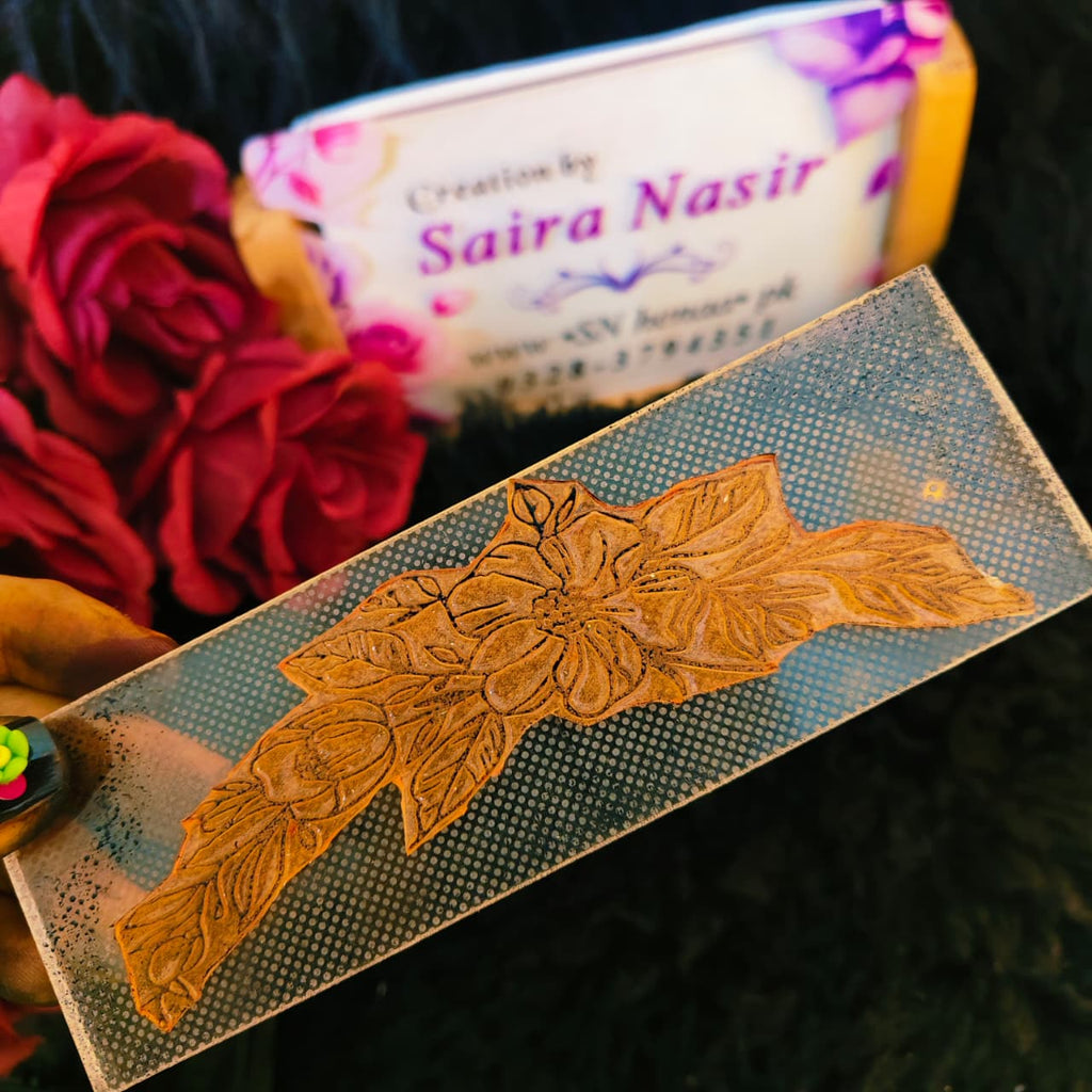 Arabic Henna Stamps Design No. 20 | Stamp & Trace Henna Designs