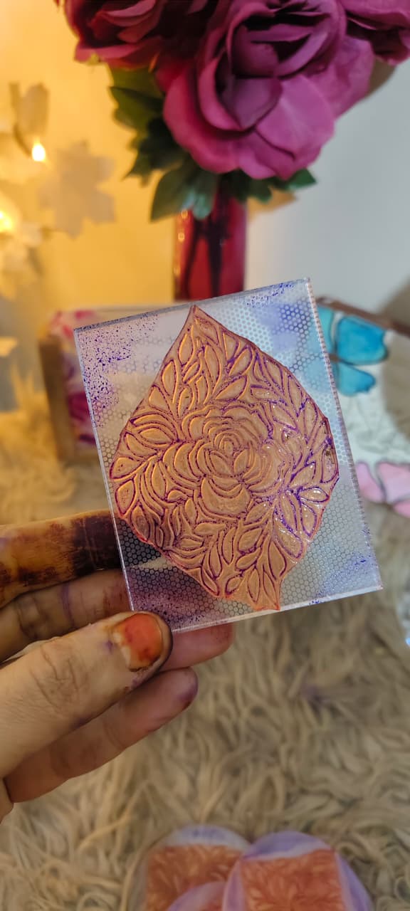 Arabic Henna Stamps Design No. 04 | Stamp & Trace Henna Designs