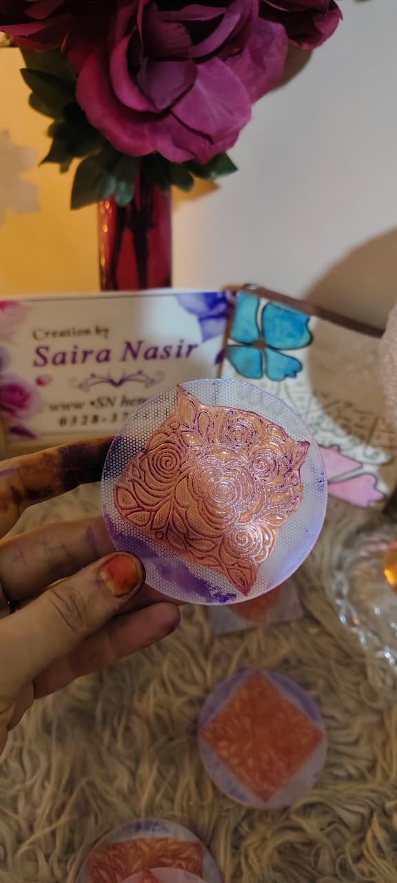 Arabic Henna Stamps Design No. 02 | Stamp & Trace Henna Designs