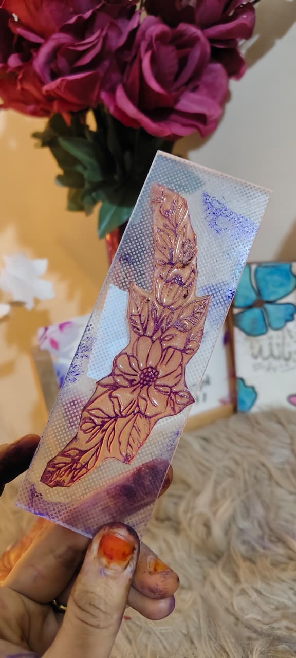 Arabic Henna Stamps Design No. 07 | Stamp & Trace Henna Designs