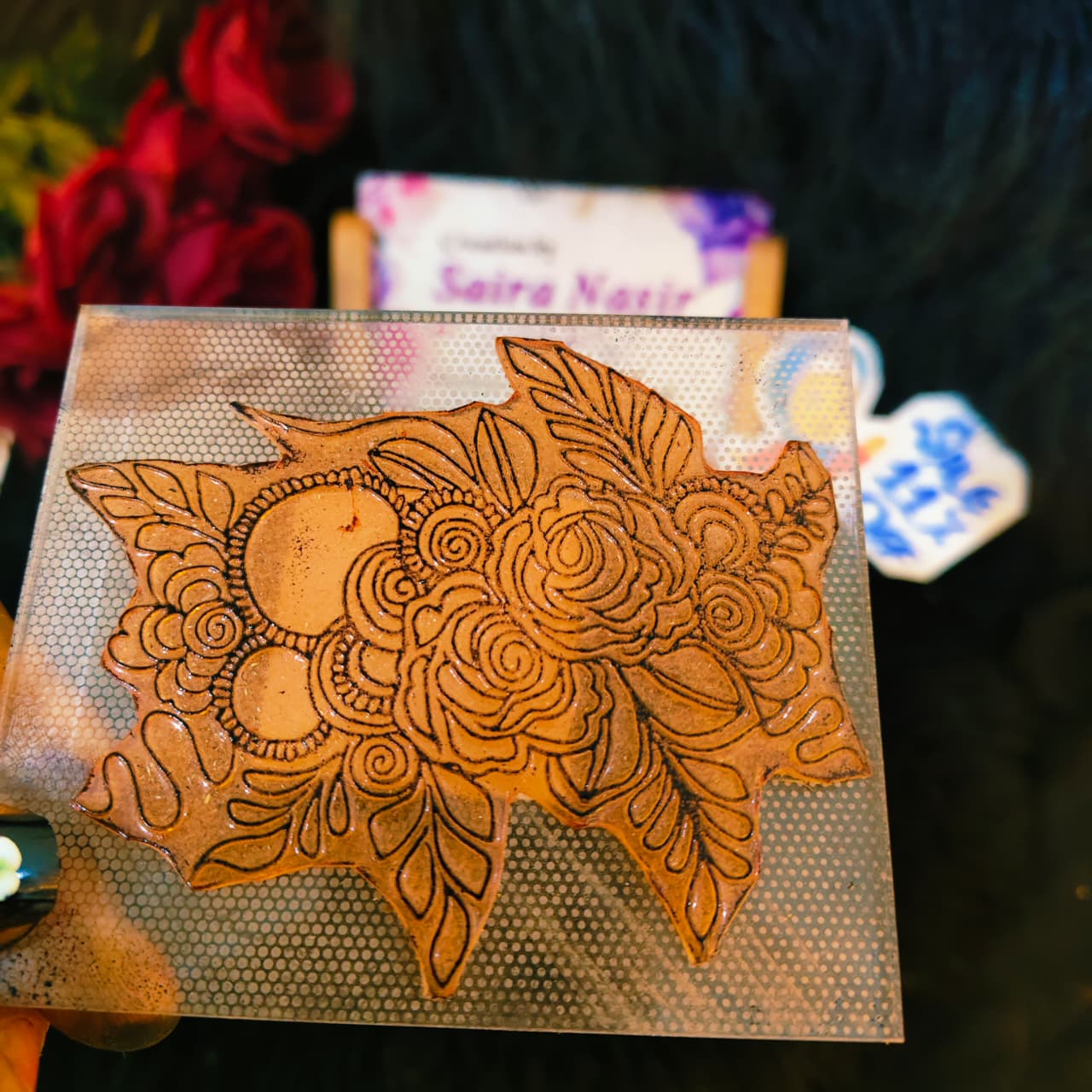 Henna Stamps for Bridal & Party Design No. 36