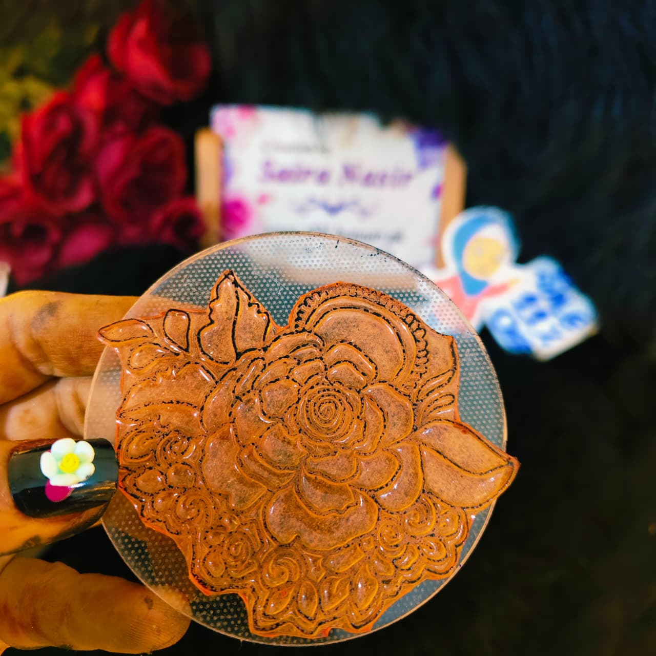 Henna Stamps for Bridal & Party Design No. 34