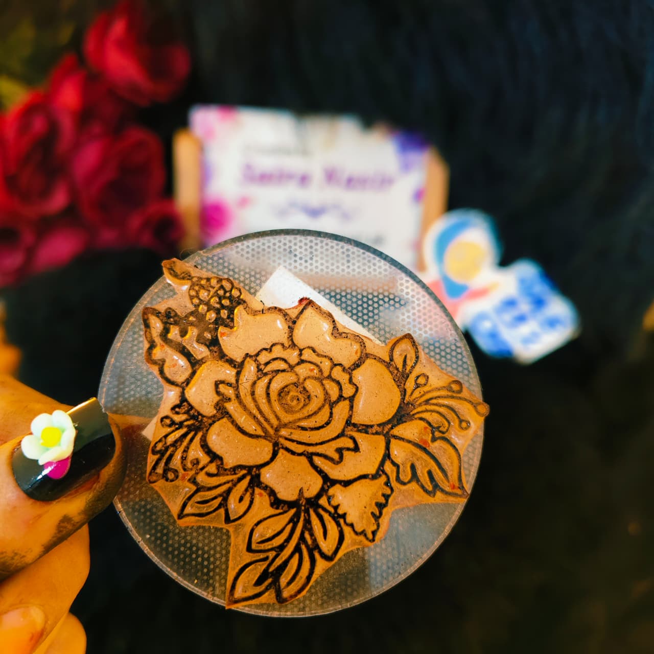 Henna Stamps for Bridal & Party Design No. 24