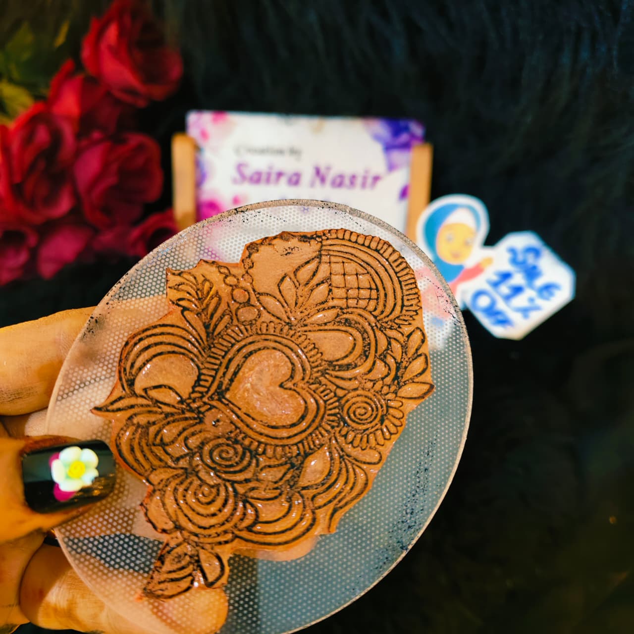 Henna Stamps for Bridal & Party Design No. 20