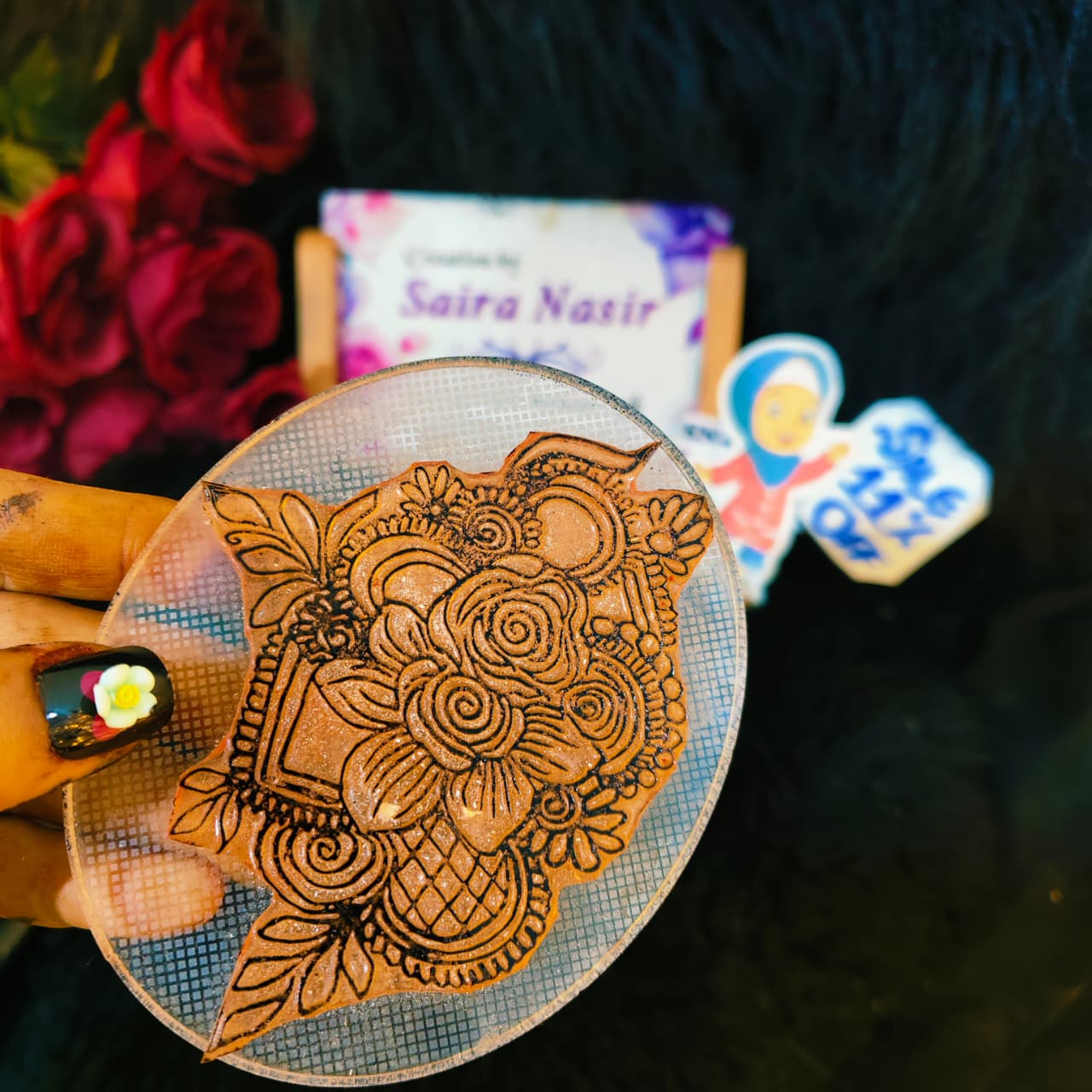 Henna Stamps for Bridal & Party Design No. 23