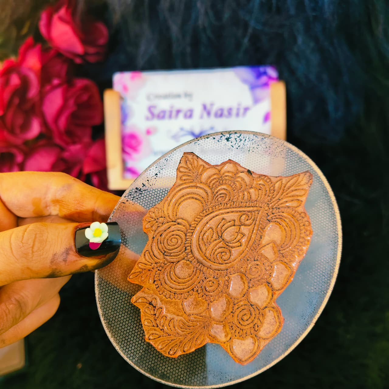 Henna Stamps for Bridal & Party Design No. 19