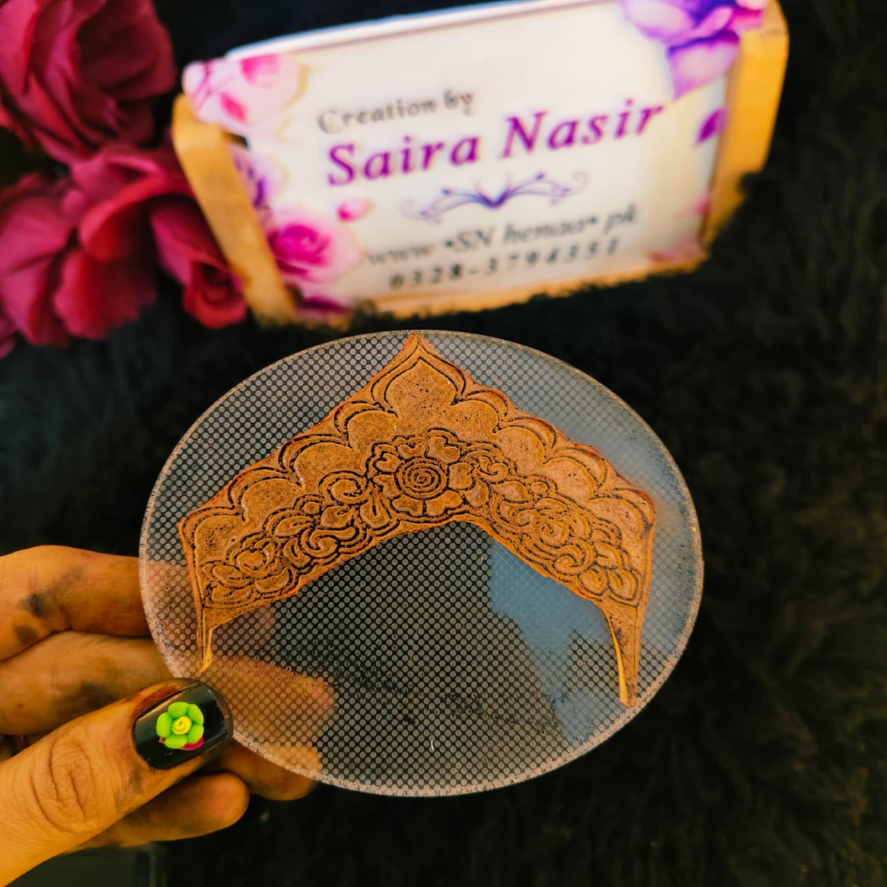 Henna Stamps for Bridal & Party Design No. 16