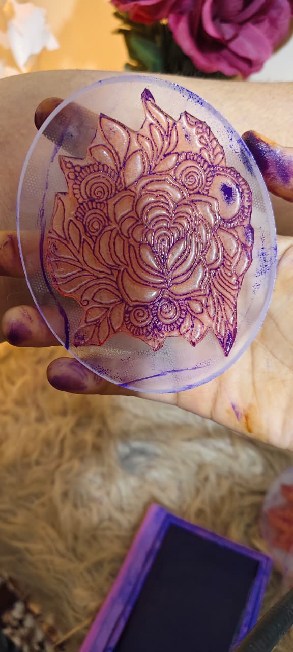 Henna Stamps for Bridal & Party Design No. 10