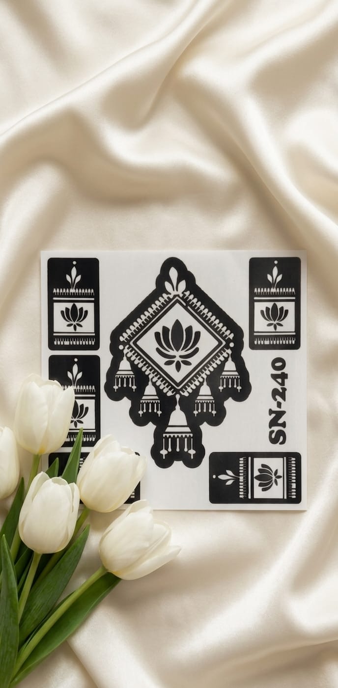 Most Viral MEHENDI STICKER 2026 / Henna stencils  SN-240
