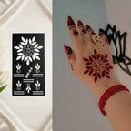 Trending Mehndi Stencil Stickers / Henna stencils  SN-04