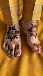 Trending Feet Mehndi Stencil Stickers / Henna stencils  SN-04 Pair