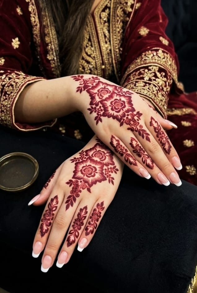 Most Viral MEHENDI STICKER / Henna stencils  SN-249