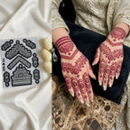 Most Viral MEHENDI STICKER / Henna stencils  SN-B-31