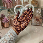 Most Viral Lotus MEHENDI STICKER / Henna stencils  SN-254
