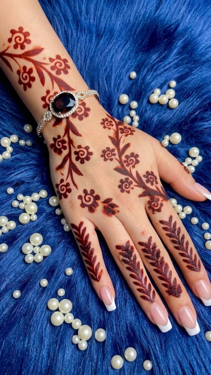 Most Viral MEHENDI STICKER / Henna stencils  SN-250