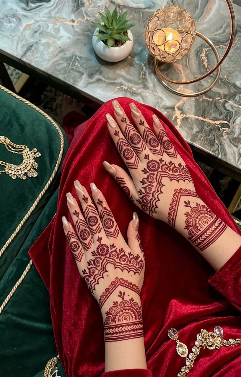 Most Viral MEHENDI STICKER / Henna stencils  SN-B-31