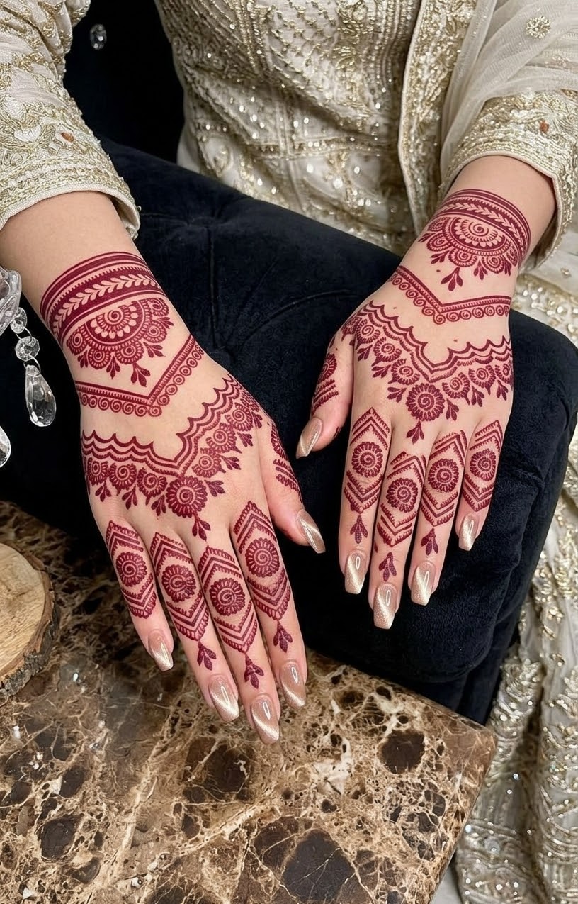 Most Viral MEHENDI STICKER / Henna stencils  SN-B-31
