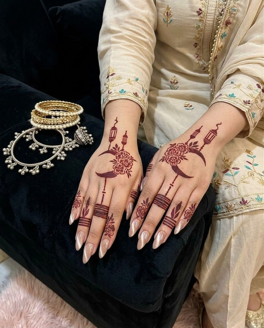 Most Viral MEHENDI STICKER / Henna stencils  SN-01