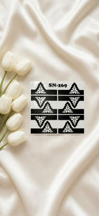 Finger Henna Sticker Sheet Price 340 | Finger Mehndi Sticker SN-269