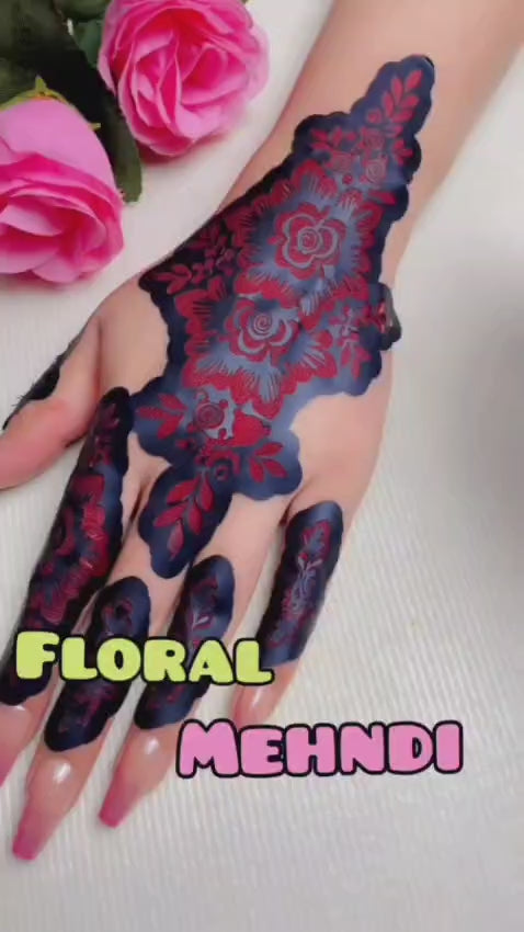 Most Viral MEHENDI STICKER / Henna stencils  SN-249