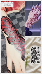 Title Most Viral MEHENDI STICKER 2026 / Henna stencils  SN-239