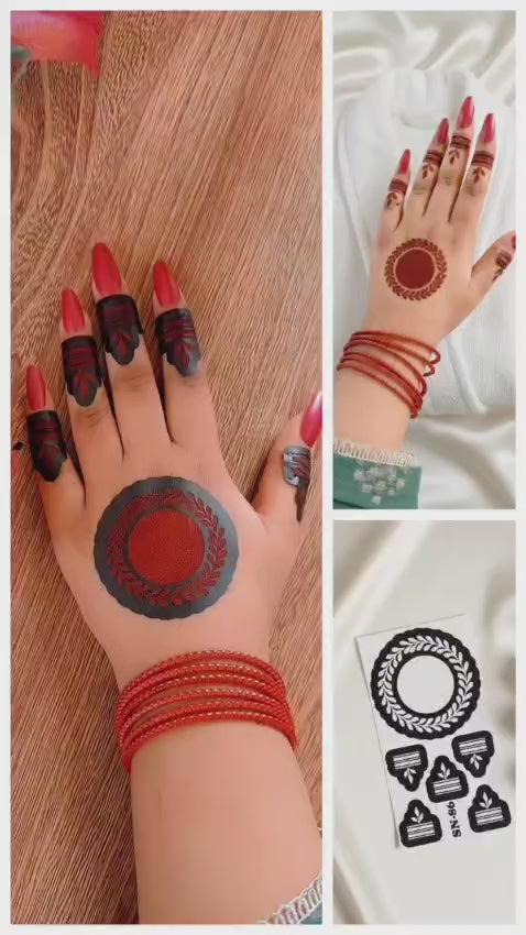 Most Viral MEHENDI STICKER 2026 / Henna stencils  SN-86