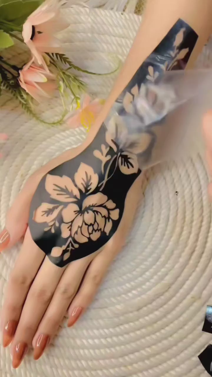 Most Viral MEHENDI STICKER / Henna stencils  SN-252