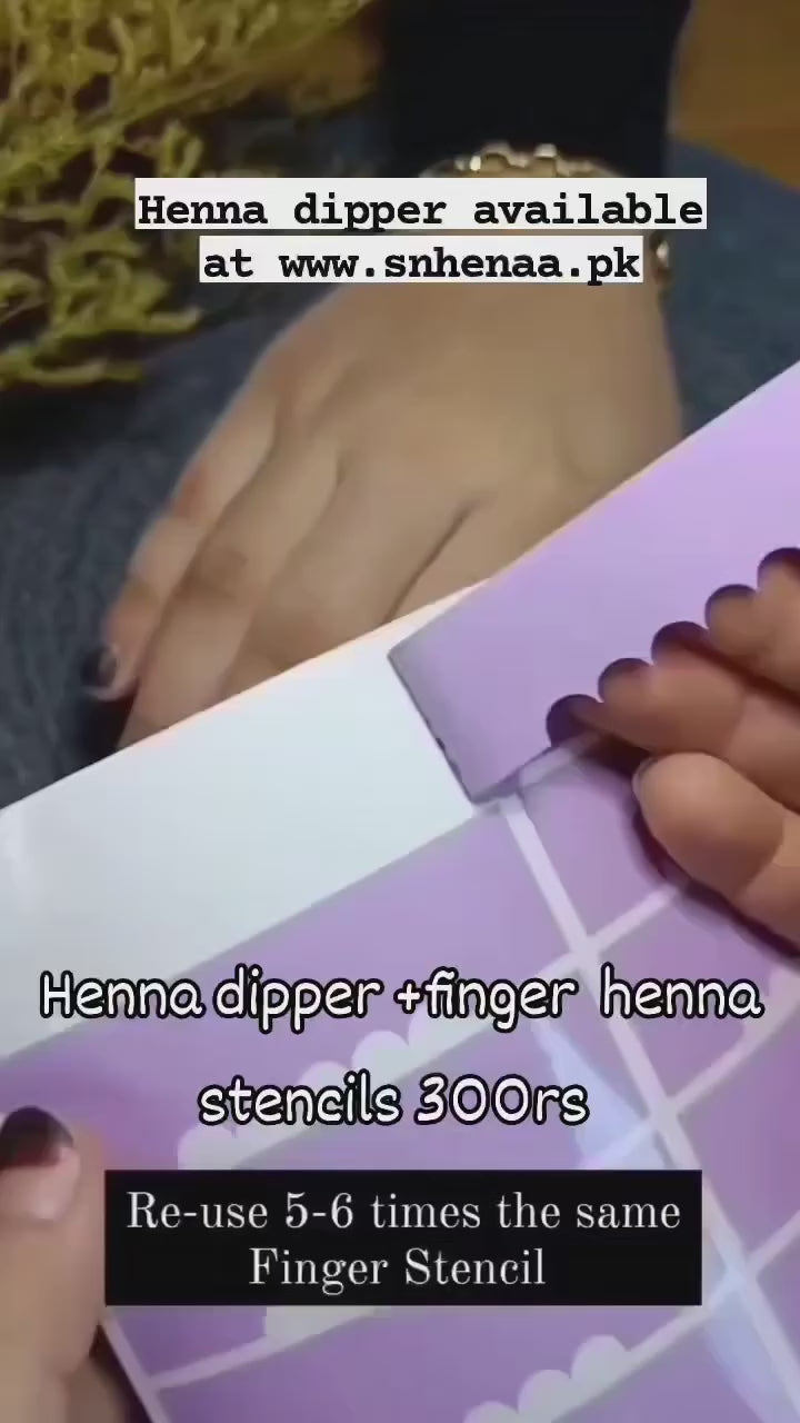 Henna dipper kit | finger dipper kit | Henna paste | mehndi of karachi | Best karachi mehndi