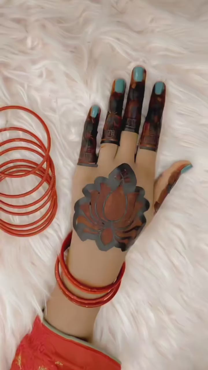 Most Viral MEHENDI STICKER / Henna stencils  SN-253